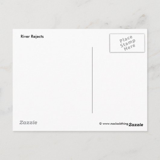 River Rejects Postkarte (Rückseite)
