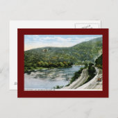 River Road, Delaware Water Gap, PA Vintag Postkarte (Vorne/Hinten)