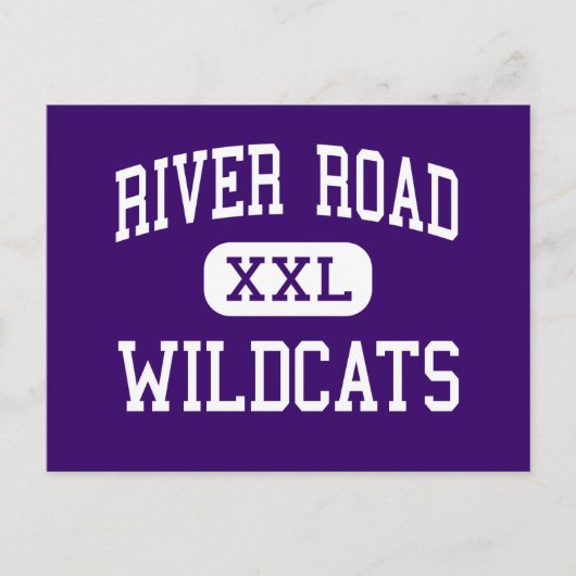 River Road - Wildcats - Hoch - Amarillo Texas Postkarte (Vorderseite)