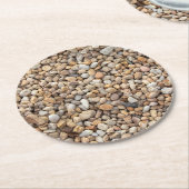 River Rock Runder Pappuntersetzer (Angewinkelt)