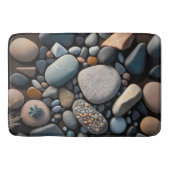 River Rocks 3D Graphic Badematte (Vorderseite)