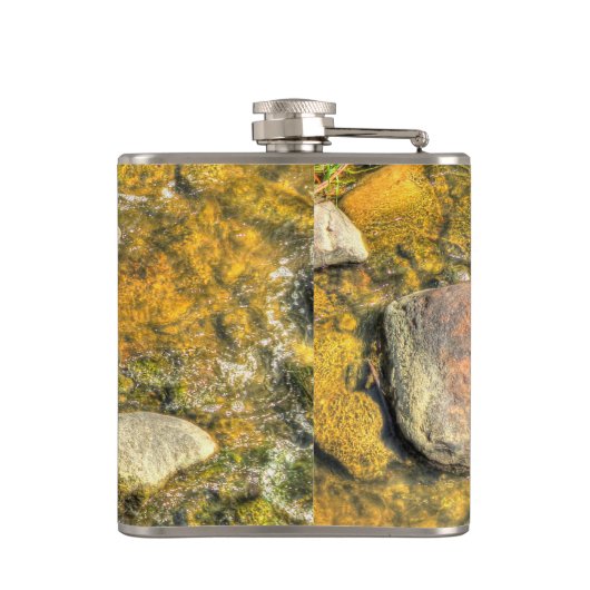 River Rocks Flachmann (Rückseite)