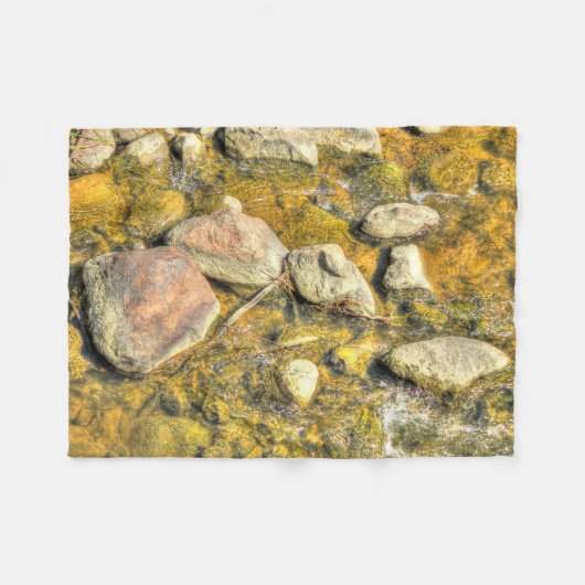 River Rocks Fleecedecke (Vorderseite (Horizontal))