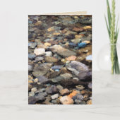 River Rocks Greeting Card Karte (Vorderseite)