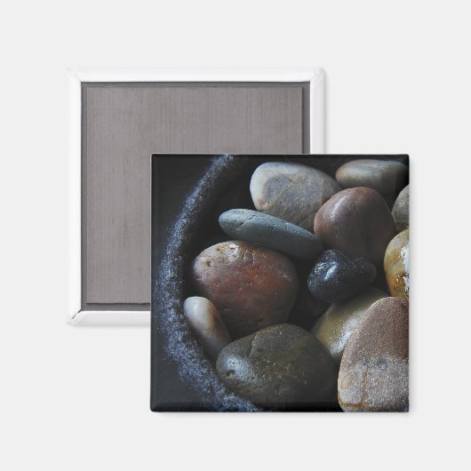 River Rocks Magnet (Vorderseite/Rückseite)