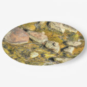 River Rocks Pappteller (Schrägansicht)