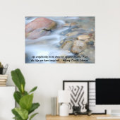 River Rocks Poster (Heimbüro)