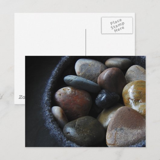 River Rocks Postkarte (Vorne/Hinten)