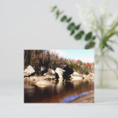 River Rocks Postkarte (Stehend Vorderseite)