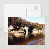 River Rocks Postkarte (Vorne/Hinten)