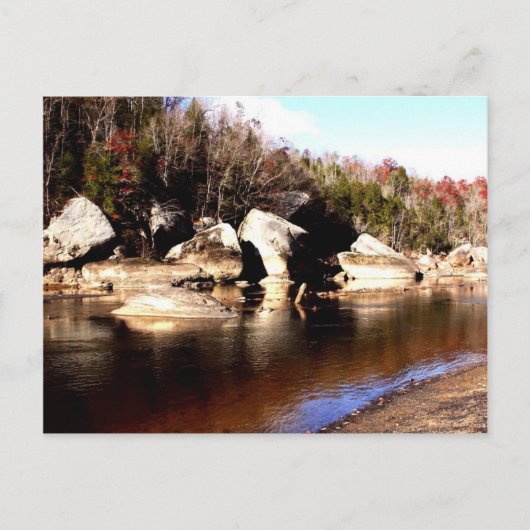 River Rocks Postkarte (Vorderseite)