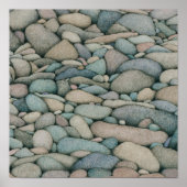 River Rocks Print Poster (Vorne)
