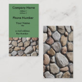 River Rocks Visitenkarte (Vorne/Hinten)