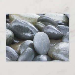 River Rocks Zen Postkarte