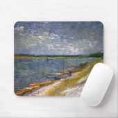 River & Rowing Boats Van Gogh Fine Art & Art Mousepad (Mit Mouse)