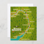 River Severn Wales England Reiseplan (Vorne/Hinten)