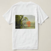 River Side Forest Image - Scenic Waterside Nature  T-Shirt (Design Rückseite)