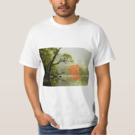 River Side Forest Image - Scenic Waterside Nature T-Shirt