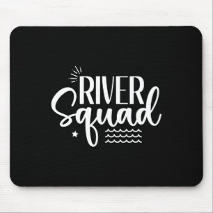 River Squad Familie passendes Sommerferien-Camping Mousepad