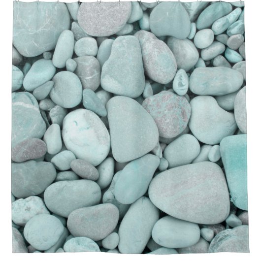 River Stone Pattern #4 #stones #decor #art Duschvorhang (Vorderseite)