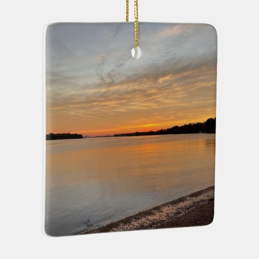 River Sunset Ornament (Rechts)