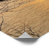 River Sunset Poster (Ecke)