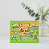 River Thames Vintage-Postkarte Postkarte (Stehend Vorderseite)