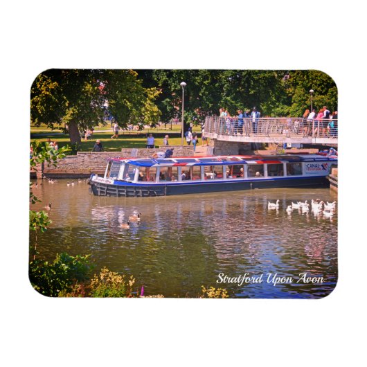 River Tour Stratford Upon Avon Warwickshire Magnet (Horizontal)