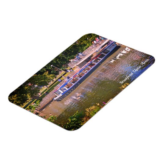 River Tour Stratford Upon Avon Warwickshire Magnet (Linke Seite)