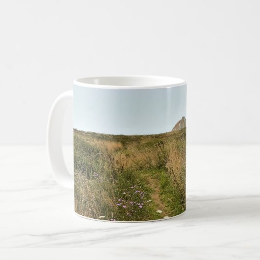 River Trail am Cape Blanco, Oregon Coast Kaffeetasse (Vorderseite Links)