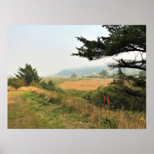 River Trail am Cape Blanco, Oregon Coast Poster