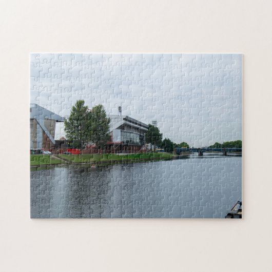 River Trent und Nottingham Forest Stadion Puzzle (Horizontal)