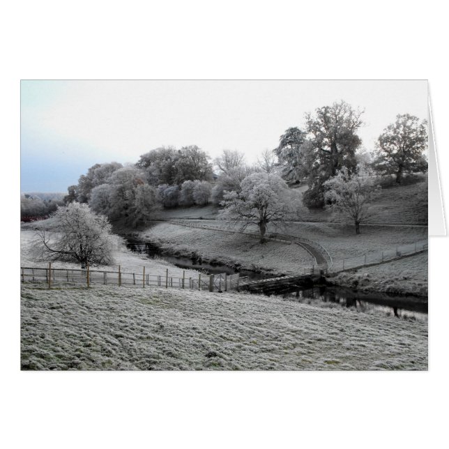 River Valley ein frostiger Morgen (Vorderseite (Horizontal))