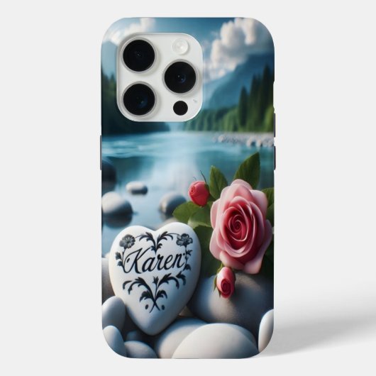 River Valley Heart Case-Mate iPhone Hülle (Rückseite)