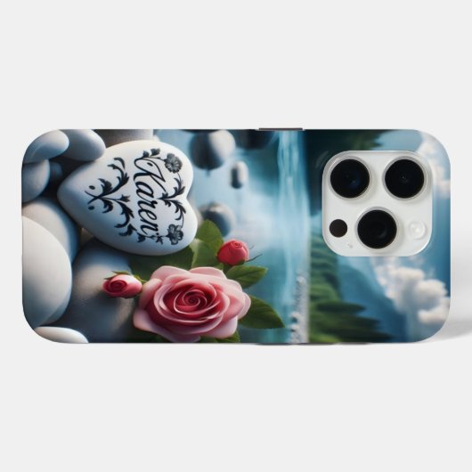 River Valley Heart Case-Mate iPhone Hülle (Rückseite (Horizontal))