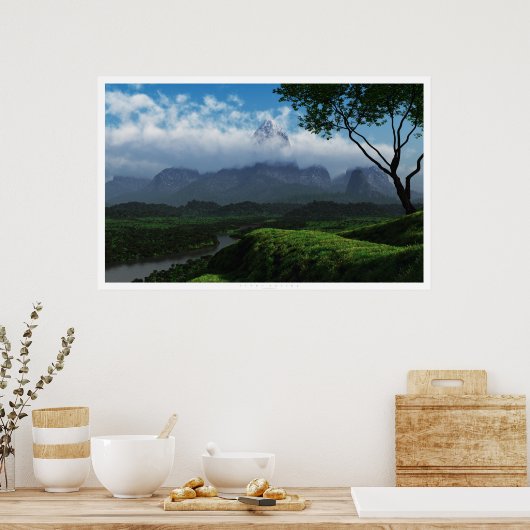 River Valley Poster (Küche)
