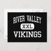 River Valley - Vikings - High School - Marion Ohio Postkarte (Vorne/Hinten)