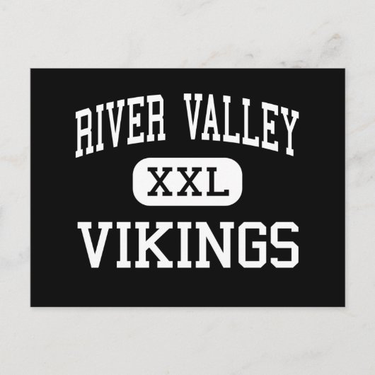 River Valley - Vikings - High School - Marion Ohio Postkarte (Vorderseite)