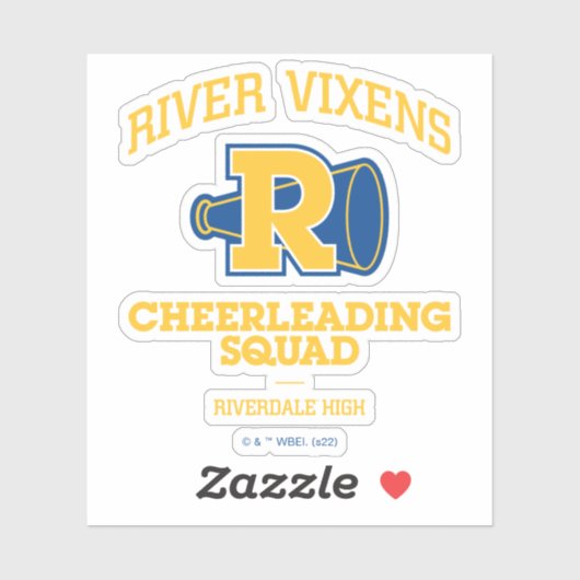 River Vixens Cheerleader Squad Aufkleber (Blatt)