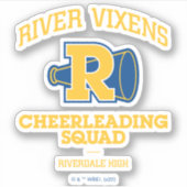 River Vixens Cheerleader Squad Aufkleber (Vorderseite)