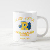 River Vixens Cheerleader Squad Jumbo-Tasse (Rechts)