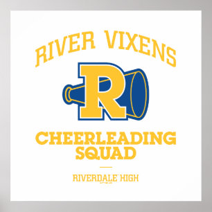 River Vixens Cheerleader Squad Poster