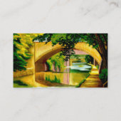 River Walk Business Card Visitenkarte (Rückseite)