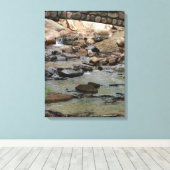 River Water Acrylic Print Leinwanddruck (Insitu (Holzboden))