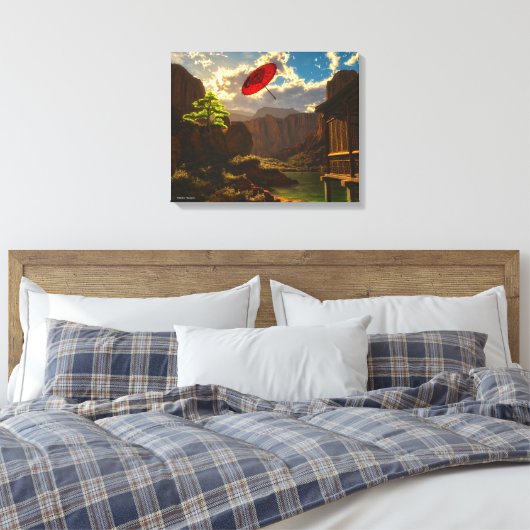 River Wind Leinwanddruck (Insitu (Schlafzimmer))