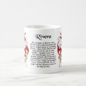 Rivera-Familienwappen-Tasse Kaffeetasse (Mittel)