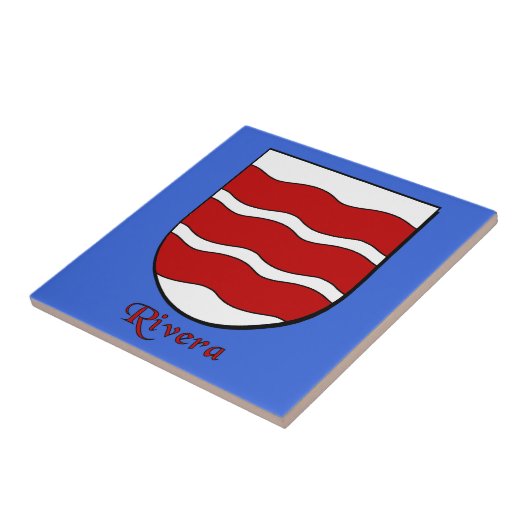 Rivera Family Shield Fliese (Seite)