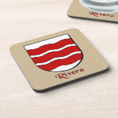 Rivera Family Shield Untersetzer (Linke Seite)