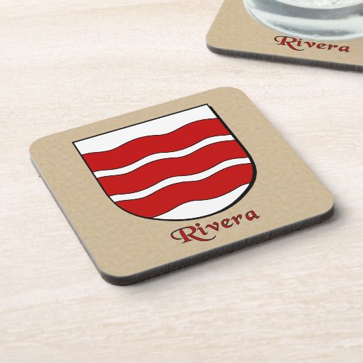 Rivera Family Shield Untersetzer (Linke Seite)