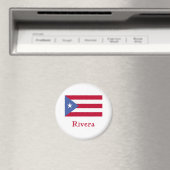 Rivera Puerto Rico Flag Magnet (In Situ (Geschirrspüler))